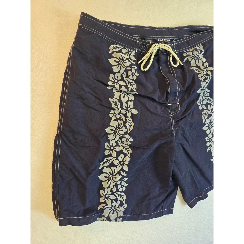 Vintage Ralph Lauren Polo Sport Floral Board Shorts Men's Size 36 Surfwear